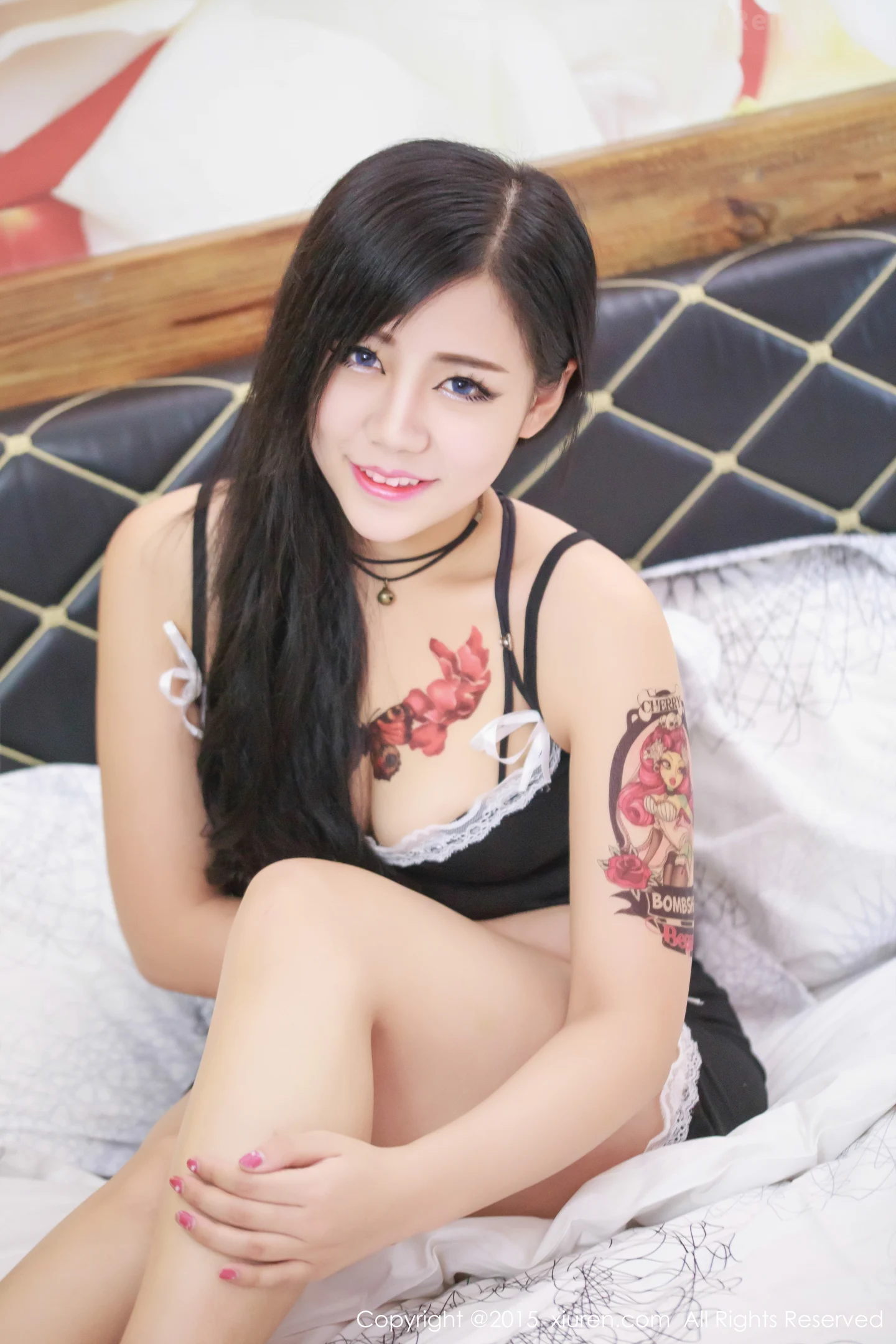 图片[6]-[XiuRen秀人网]VOL.356 嫩模美女旭旭居家性感内衣秀丰满身材双乳纹身诱惑写真70P-秀人网官方网站
